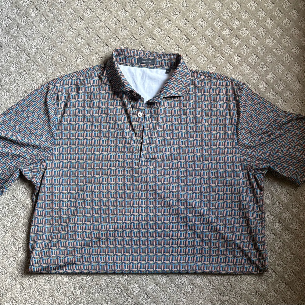 Men’s Turtleson Cigar Polo Sz Large